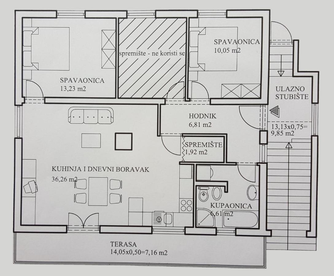 Apartamento Enia Medulin Exterior foto